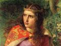 Leonor de Aquitania pintura de Frederick Sandys
