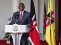 El presidente de Kenia, William Ruto, durante una conferencia de prensa en la Casa del Estado en Nairobi