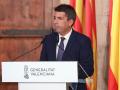 Mazón, durante el anuncio de remodelación de su Gobierno