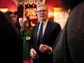 El primer ministro británico, Keir Starmer, asiste a un evento organizado por el rey Carlos III de Gran Bretaña