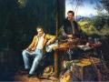 Alejandro von Humboldt y Bonpland, en la selva amazónica del río Casiquiare