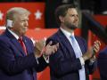 Donald Trump junto a J.D.Vance en la convención republicana en Milwaukee