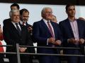 Pedro Sánchez y Pedro Rocha en la final de la Eurocopa del pasado domingo