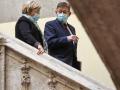 El expresidente de la Generalitat Valenciana, Ximo Puig, junto a su consejera de Sanidad, Ana Barceló