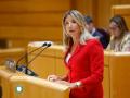 La portavoz del Grupo Parlamentario Popular, Alicia García, defiende en en el Senado la iniciativa de respaldo a la Monarquía