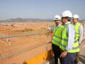 Carlos Mazón en su visita a la gigafactoria de Sagunto, Valencia