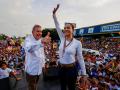 El candidato a la presidencia Edmundo González junto a María Corina Machado
