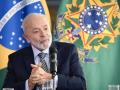 Lula da Silva ante medios internacionales en el Palacio de Alvorada en Brasilia