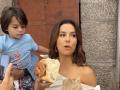 Instantanea compartida por la actriz en su instagram comienzo el dulce