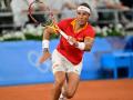 Rafa Nadal en su estreno en los Juegos Olímpicos de París