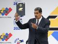 Nicolás Maduro durante su proclamación en la sede del Consejo Nacional Electoral en Caracas