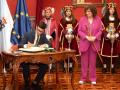 El alcalde de Padrón y la alcaldesa de Santiago