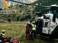 La Guardia Civil ha realizado uno de los rescate en la zona de la Laguna de la Yeguas,