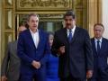 José Luis Rodríguez Zapatero y Nicolás Maduro en Caracas (Archivo)