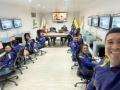 El centro de cómputos, en el que se observa la derrota de Maduro en las urnas