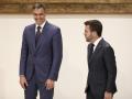 Pedro Sánchez y Pere Aragonès