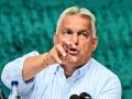 Viktor Orbán, se dirige a la audiencia en la Universidad de Verano de Tusvanyos (Rumanía)