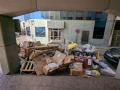 Basura acumulada en una calle de La Coruña