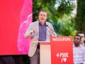 El secretario general del PSOE de Extremadura, Miguel Ángel Gallardo