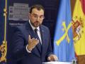 El presidente del Principado de Asturias, Adrián Barbón