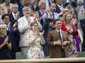 Princess Beatrice and Edoardo Mapelli Mozzi during 2024 Wimbledon Championships , London. July 10, 2024.