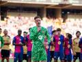 Ter Stegen durante su discurso