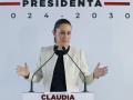 Claudia Sheinbaum durante un mitin