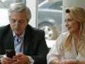 El expresidente argentino, Alberto Fernández, y la ex primera dama, Fabiola Yáñez