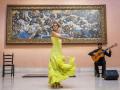 La bailaora Yolanda Osuna desplegó su arte flamenco este verano en Madrid con una actuación en el Museo Thyssen