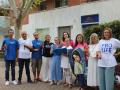 Voluntarios de 40 Días por la Vida frente al abortorio Eira, en Tarragona