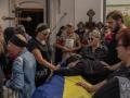 Funeral por los seis militares ucranianos fallecidos en la región fronteriza rusa de Kursk (Rusia)
