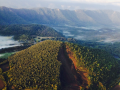 Vista aérea del Parque Natural de La Garrotxa