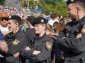 Policías alemanes salvaguardan la seguridad durante la Eurocopa