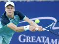 Jannik Sinner durante la final del Masters 1.000 de Cincinnati contra Tiafoe