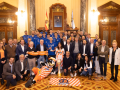 Recepción al Básquet Coruña en el Ayuntamiento tras su ascenso a ACB este año