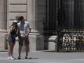 Turistas en el centro de Madrid