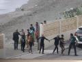 Inmigrantes que han llegado a Ceuta este lunes