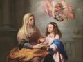 Santa Ana enseñando a leer a la Virgen, de Bartolomé Esteban Murillo