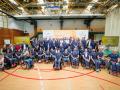 La delegación española antes de salir hacia París
