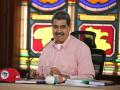 El mandatario de Venezuela, Nicolás Maduro, durante un acto de gobierno este martes, en Caracas (Venezuela)
