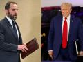 El fiscal especial, Jack Smith, y el candidato republicano a presidente, Donald Trump