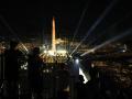 El obelisco en la Plaza de la Concordia, gran protagonista de la ceremonia