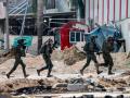 Soldados israelíes durante una operación del ejército en Tulkarm, en el norte de Cisjordania