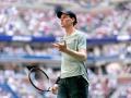Jannik Sinner, durante su debut en el US Open