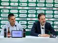 Juan Gutiérrez y Antonio Fernández Monterrubio en sala de prensa