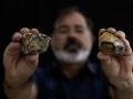 El fotógrafo, vecino de la zona, ha estado recogiendo, almacenando y clasificando los restos arqueológicos los últimos meses