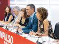 Pedro Sánchez en la Ejecutiva de su partido este lunes