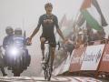 Se están viendo numerosas banderas de Palestina en la Vuelta a España