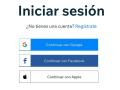 Opción de inicio de sesión con Google