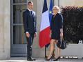 El eurodiputado, Jordan Bardella, junto a Marine Le Pen, presidenta de la RN